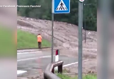 Maltempo in Alto Adige, bomba d'acqua in valle di Fassa