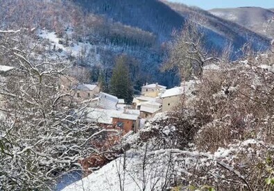 Rasiglia, la "piccola Venezia" dell'Umbria sotto la neve