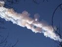 L'esplosione dell'asteroide nel cielo di Chelyabinsk (ANSA)