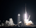Il lancio della navetta Crew Dragon 3, Endurance, della SpaceX  dal Kennedy Space Center  della Nasa a Cape Canaveral (fonte: NASA/Joel Kowsky) (ANSA)