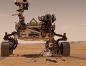 Rappresentazione artistica del rover Perseverance della Nasa su Marte (fonte: NASA/JPL Caltech) (ANSA)