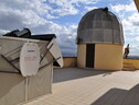 Il telescopio SAMM sulla terrazza della sede dell'INAF a Roma (fonte: INAF) (ANSA)