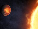 Rappresentazione artistica dell’esopianeta 55 Cancri e (fonte: NASA, ESA, CSA, Dani Player STScI) (ANSA)