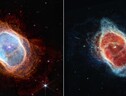 La Nebulosa Anello del Sud fotografata dal telescopio Webb (fonte: NASA, ESA, CSA, STScI) (ANSA)