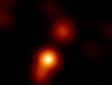 Una delle immagini del quasar Nrao 530 ottenute dalla collaborazione Eht  (fonte: Jorstad et al., ApJL, 2023) (ANSA)