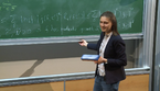La matematica ucarina Maryna Viazovska, del Politecnico di Losanna, vincitrice della medaglia Fields 2022 (ANSA)