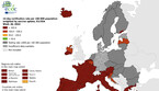 ++ Covid: Ecdc, Europa occidentale in rosso scuro ++ (ANSA)