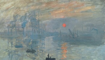 L’opera “Impressione, Sole nascente” di Monet (fonte: Wikipedia) (ANSA)