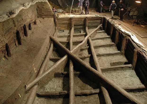 Gli scavi della Vasca Votiva di Noceto (fonte: Università Statale di Milano)    © Ansa