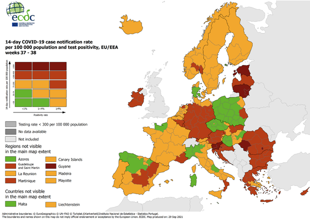 Ecdc, autunno a rischio Covid per i Paesi con pochi vaccinati © Ansa