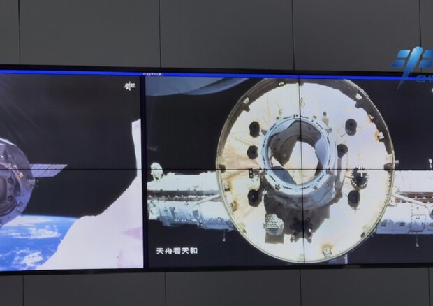 Spedizione record per il cargo spaziale cinese Tianzhou-5 (fonte: CCTV/CMSA) © Ansa