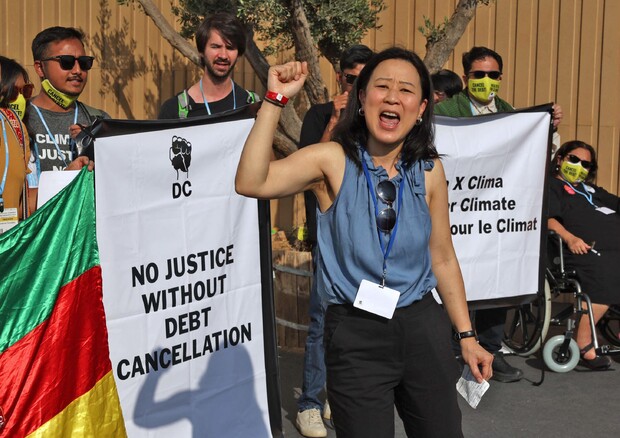 Una manifestazione di attivisti per il clima © AFP