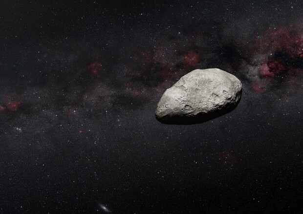 Il telescopio Webb ha scoperto un asteroide grande quanto il Colosseo (fonte: N. Bartmann ESA/Webb, ESO/M. Kornmesser e S. Brunier, N. Risinger skysurvey.org) © Ansa