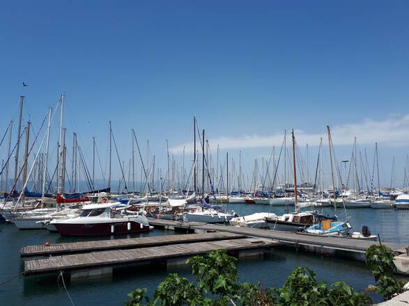 Barche in porticciolo Lega navale Cagliari