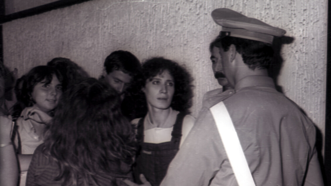 Donatella Colasanti, il 6 ottobre 1980 durante il processo per la strage del Circeo