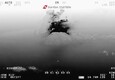Stromboli, l'aereo della guardia costiera sorvola il vulcano durante l'eruzione (ANSA)