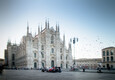 Alfa Romeo: Bottas sfila per Milano con la sua monoposto F1 (ANSA)