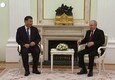 Mosca, al Cremlino l'incontro tra Vladimir Putin e Xi Jinping (ANSA)
