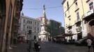 Napoli, guglia dell'Immacolata in Piazza Del Gesu' imbrattata da oltre 250 scritte(ANSA)