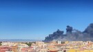 Nuovo incendio a Roma, la colonna di fumo sulla citta' (ANSA)