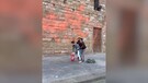 Firenze, ambientalisti imbrattano Palazzo Vecchio: Nardella ferma un attivista (ANSA)