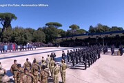 Aeronautica militare, su Roma il sorvolo della 'Formazione 100'