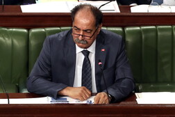 Il ministro dell'Interno Kamel Feki tunisino