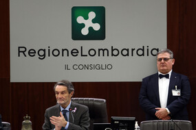 Regione Lombardia: prima seduta del nuovo consiglio (ANSA)