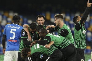 Serie A: Napoli-Sassuolo 0-2 (ANSA)