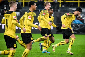 Borussia Dortmund vs Borussia Moenchengladbach (ANSA)
