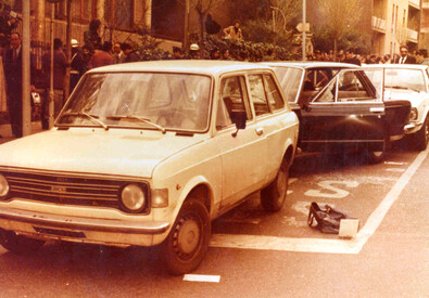 45 anni fa il sequestro Moro in via Fani (ANSA)