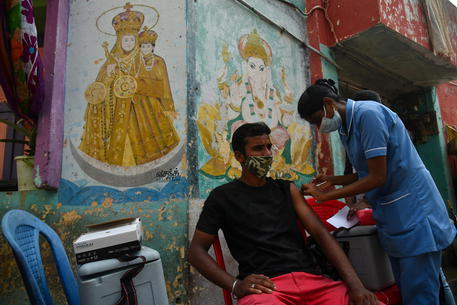 Campagna vaccinale anti Covid in India © EPA