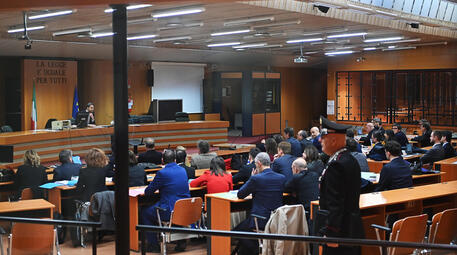 Prima udienza preliminare del processo Juventus presso il palazzo di giustizia di Torino, 27 marzo 2023 © ANSA
