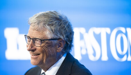 Bill Gates al World Economic Forum a Davos (ANSA)