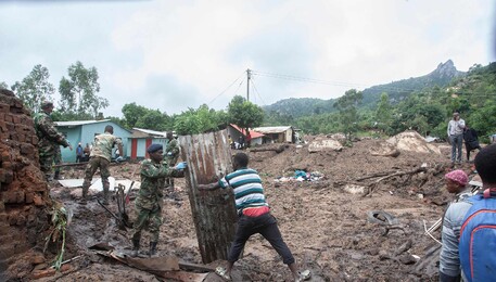 I danni provocati dal ciclone Freddy in Malawi (ANSA)