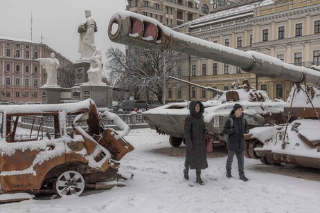 Ucraina, a Kiev arriva la neve
