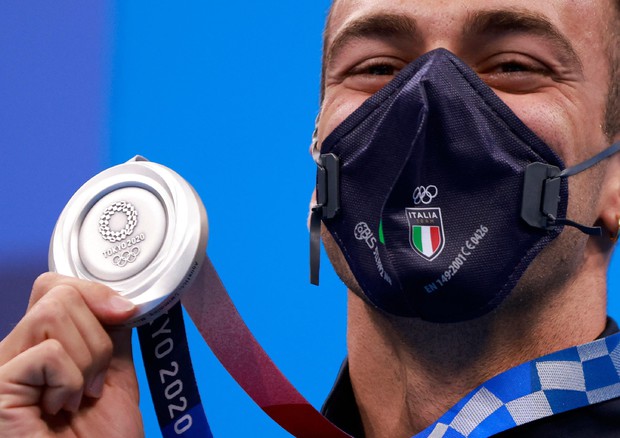 Gregorio Paltrinieri argento (foto: AFP)