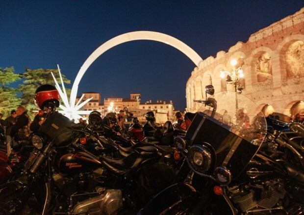 La festa Harley Davidson chiude la stagione (ANSA)