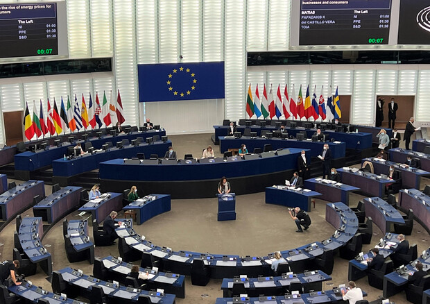 Emiciclo Parlamento europeo a Strasburgo (foto: ANSA)