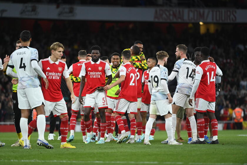 Arsenal FC vs Liverpool FC © ANSA/EPA