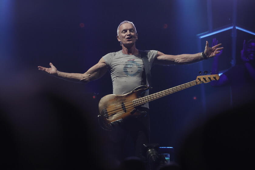 Sting in concert in Pamplona © ANSA/EPA