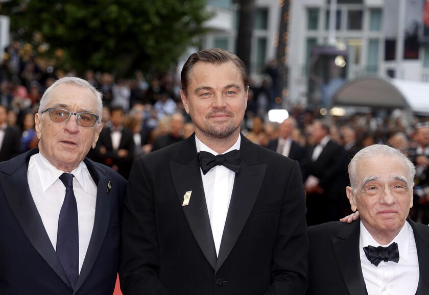Leonardo DiCaprio, Martin Scorsese, Robert De Niro © ANSA/EPA