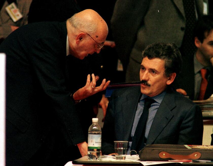 Giorgio Napolitano e Massimo D 'Alema - RIPRODUZIONE RISERVATA