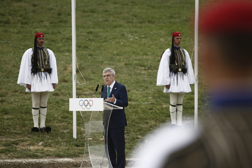 Olympic Flame lighting ceremony for Paris 2024 Summer Olympics in Greece - RIPRODUZIONE RISERVATA