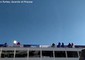 Cortina 2021, lo spettacolo delle Frecce tricolori sopra le piste del Mondiale © ANSA