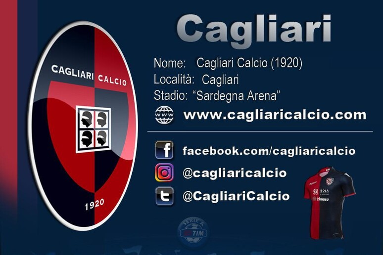 Serie A 2018-2019: Cagliari - RIPRODUZIONE RISERVATA