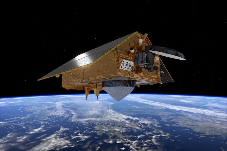 Rappresentazione artistica del satellite Sentinel 6 (fonte: ESA) - RIPRODUZIONE RISERVATA