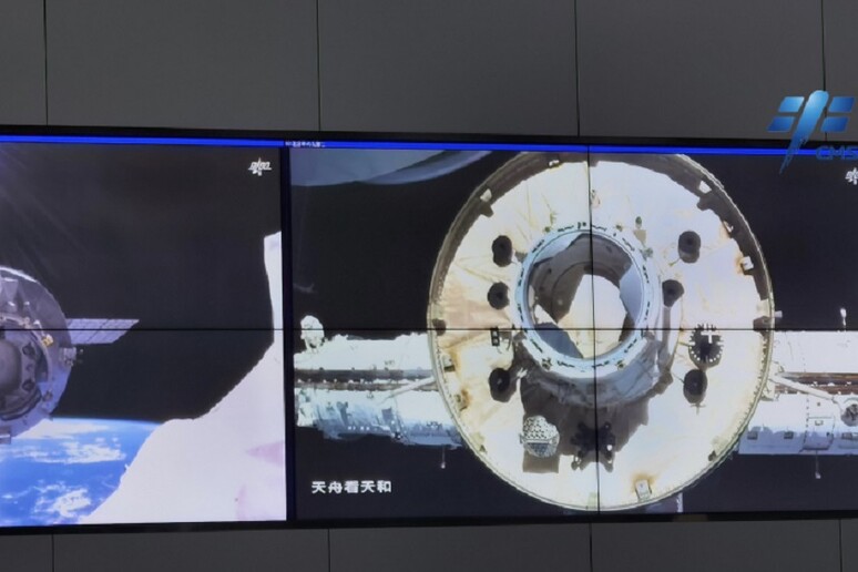 Spedizione record per il cargo spaziale cinese Tianzhou-5 (fonte: CCTV/CMSA) - RIPRODUZIONE RISERVATA