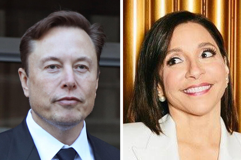 Combo Elon Musk - Linda Yaccarino - RIPRODUZIONE RISERVATA
