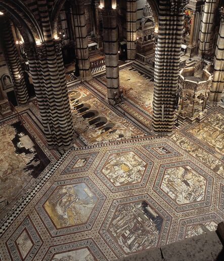 Duomo di Siena, pavimento - RIPRODUZIONE RISERVATA